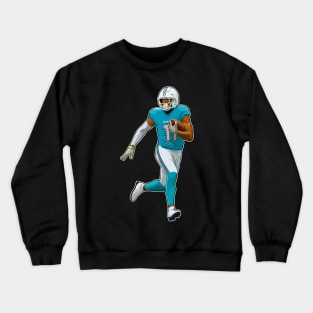 DeVante Parker #11 Runs With Ball Crewneck Sweatshirt